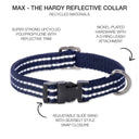 MAX- THE HARDY REFLECTIVE COLLAR, NAVY