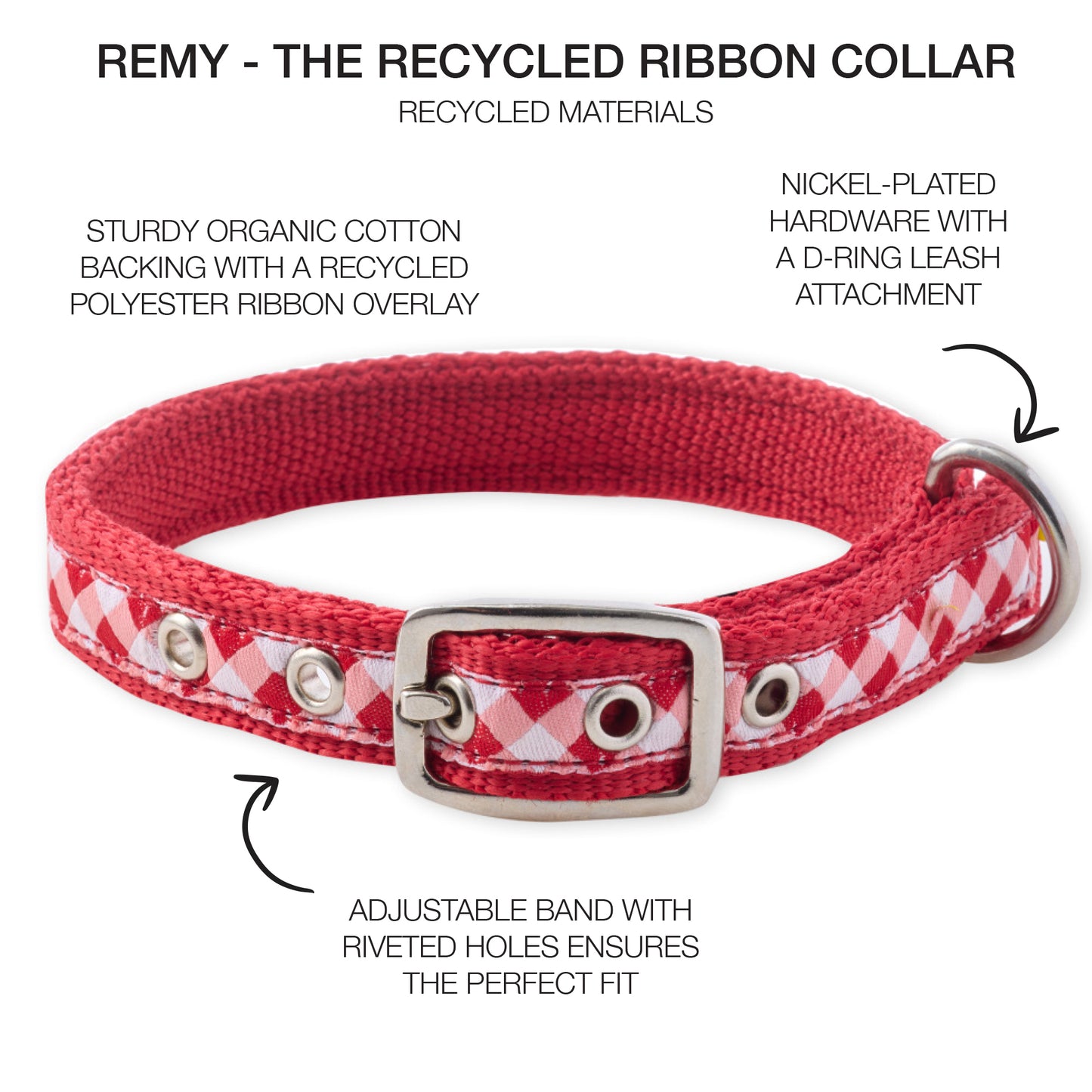 REMY - THE RECYCLED RIBBON COLLAR 