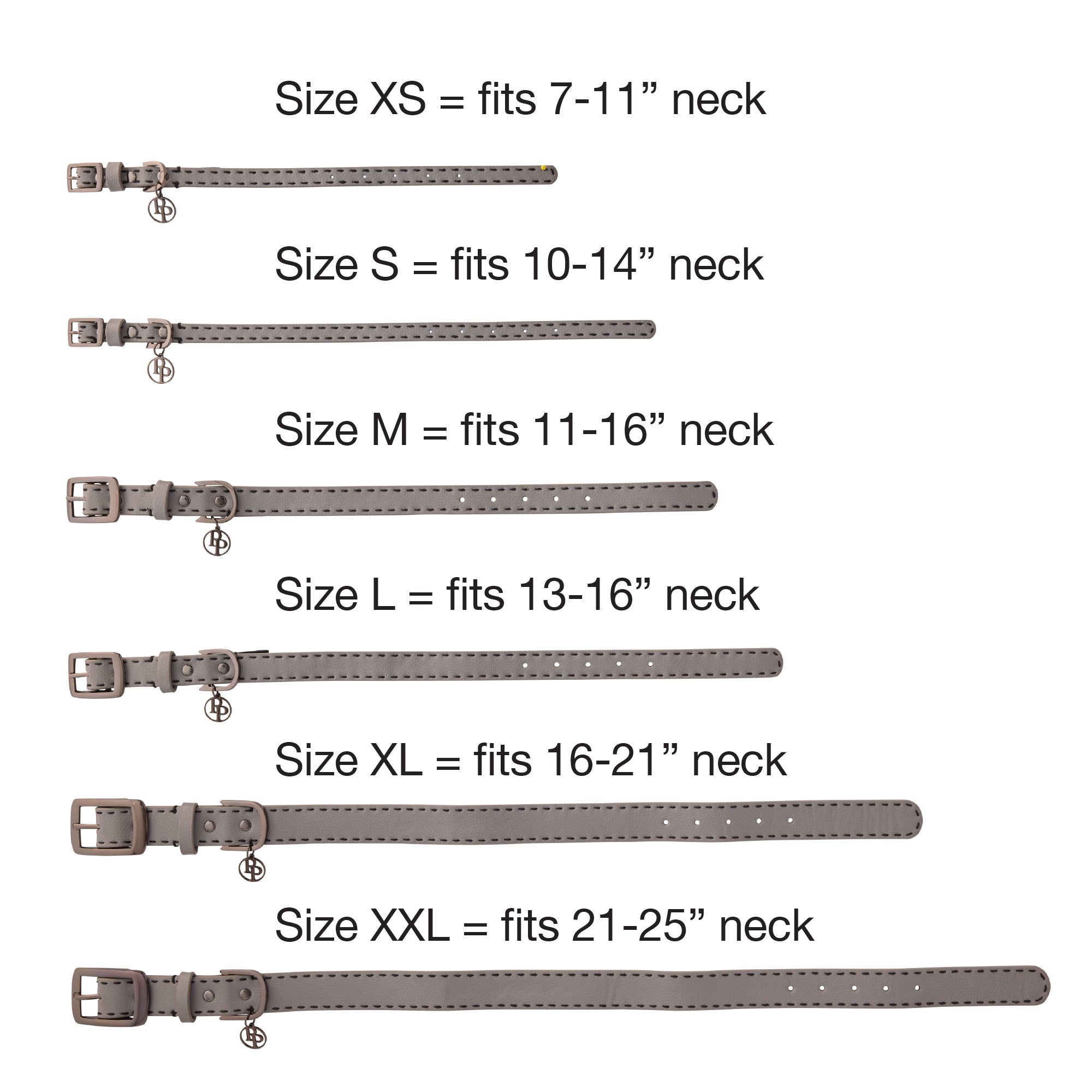 Collar Size Chart

