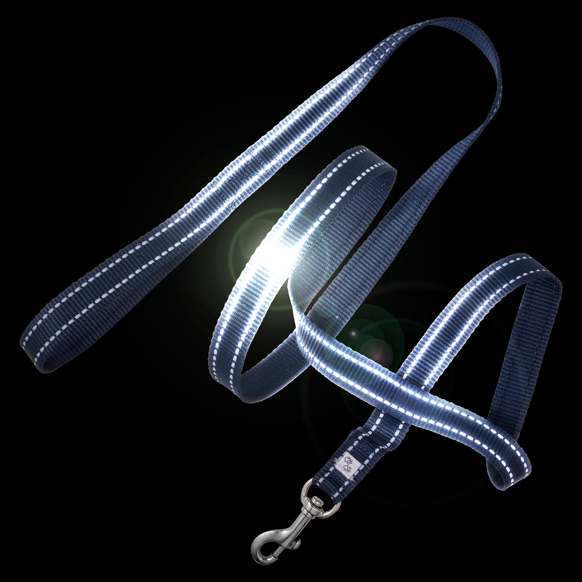 MAX - THE HARDY REFLECTIVE LEASH, NAVY