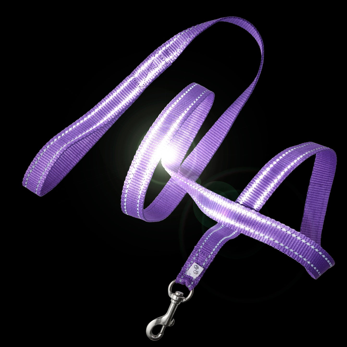 MAX - THE HARDY REFLECTIVE LEASH, PURPLE