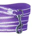 MAX - THE HARDY REFLECTIVE LEASH, PURPLE