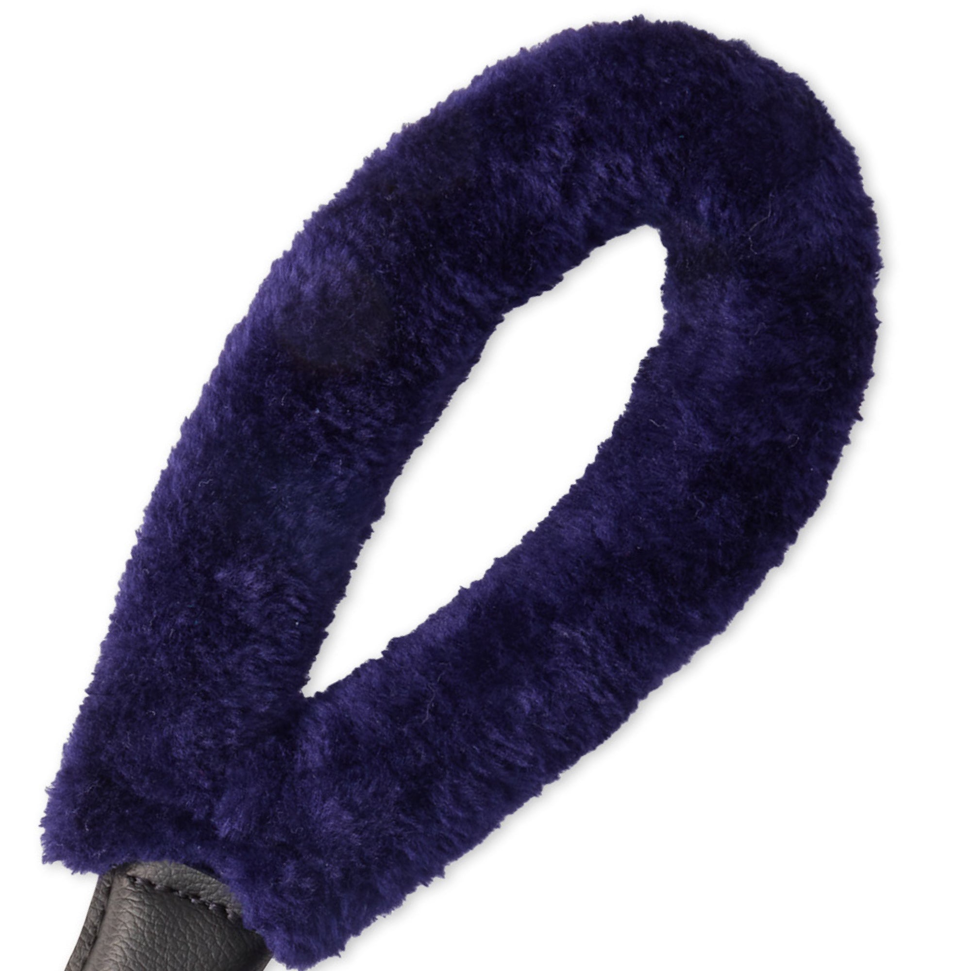 PIPER- THE PLUSH SHERPA LEASH , BLUE