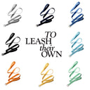 PARTY PUP SLIP LEASH, 8-PACK, RAINBOW BLUES