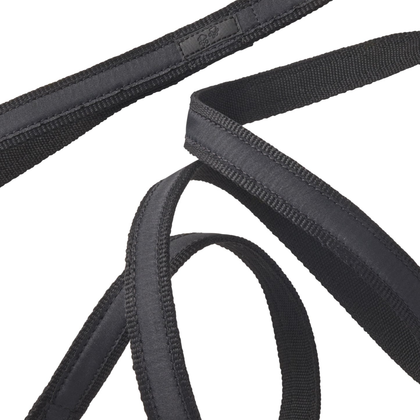 REMY - THE RECYCLED RIBBON LEASH, BLACK
