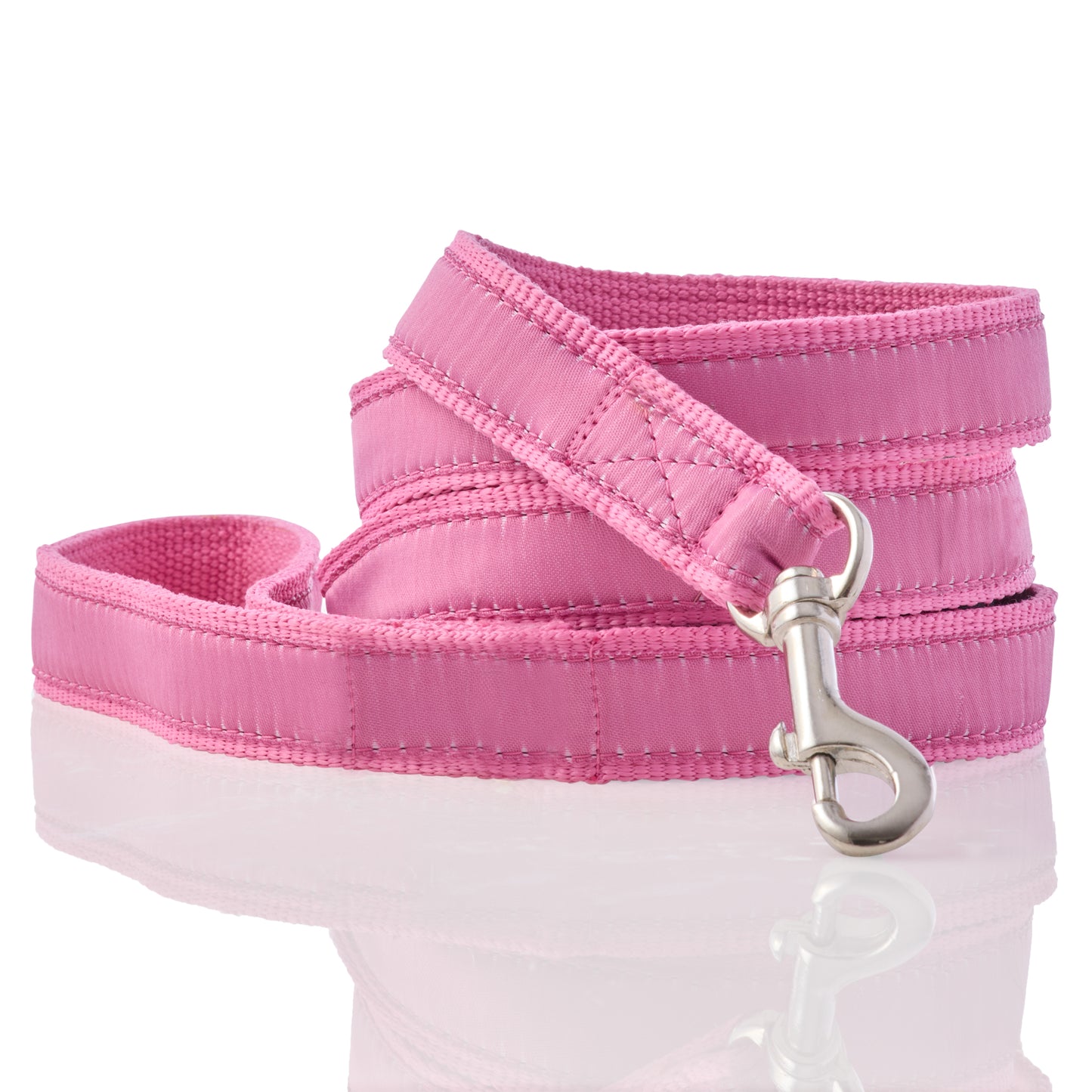 REMY - THE RECYCLED RIBBON LEASH, HOT PINK