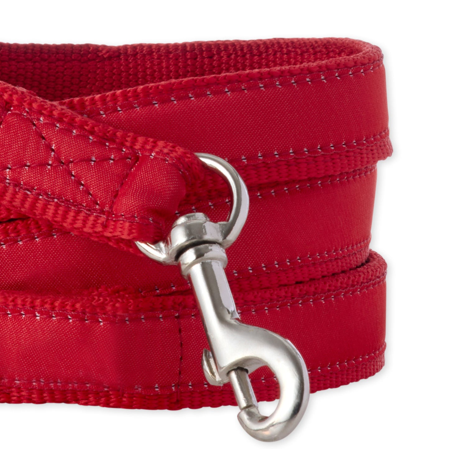 REMY - THE RECYCLED RIBBON LEASH, RED