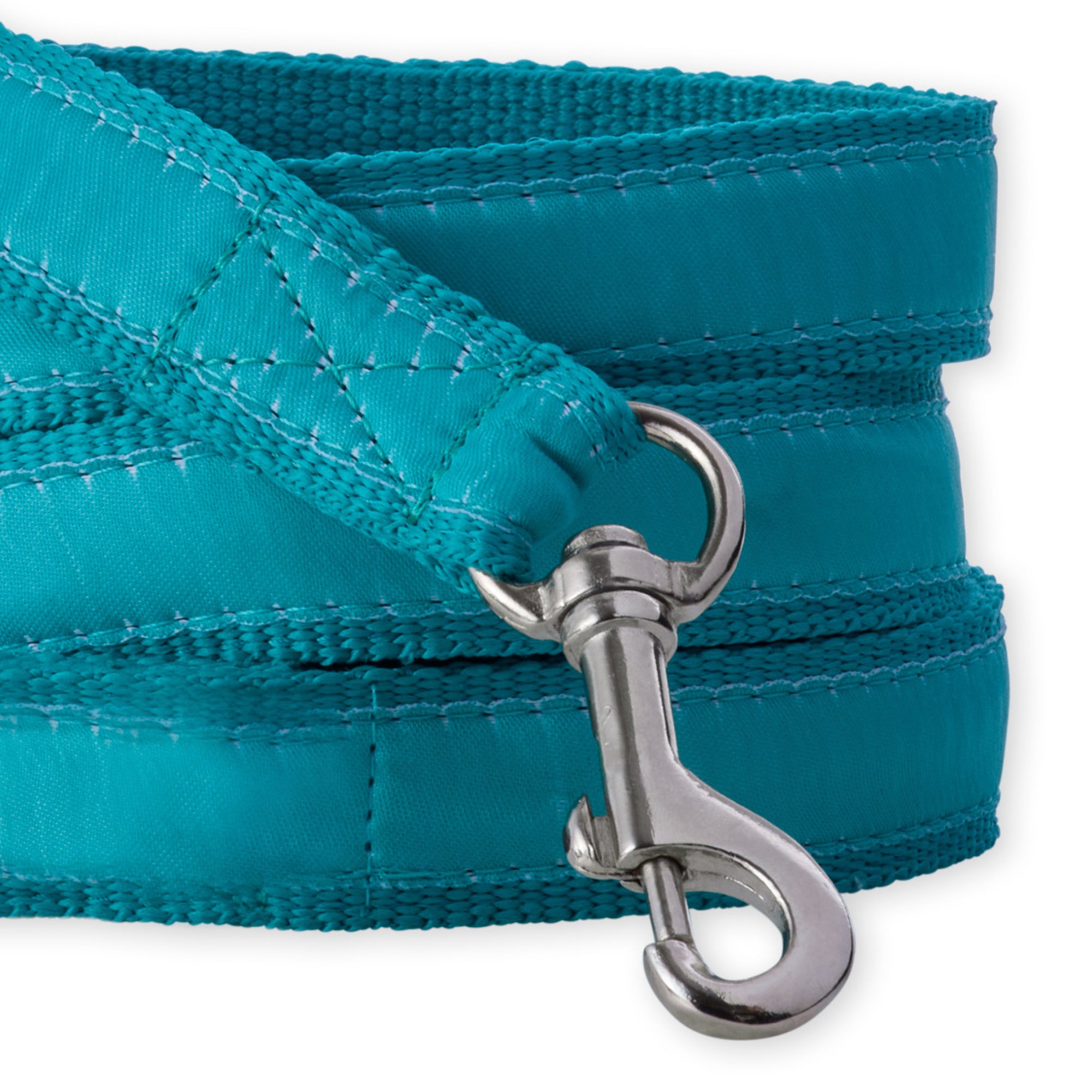 REMY - THE RECYCLED RIBBON LEASH, TURQUOISE
