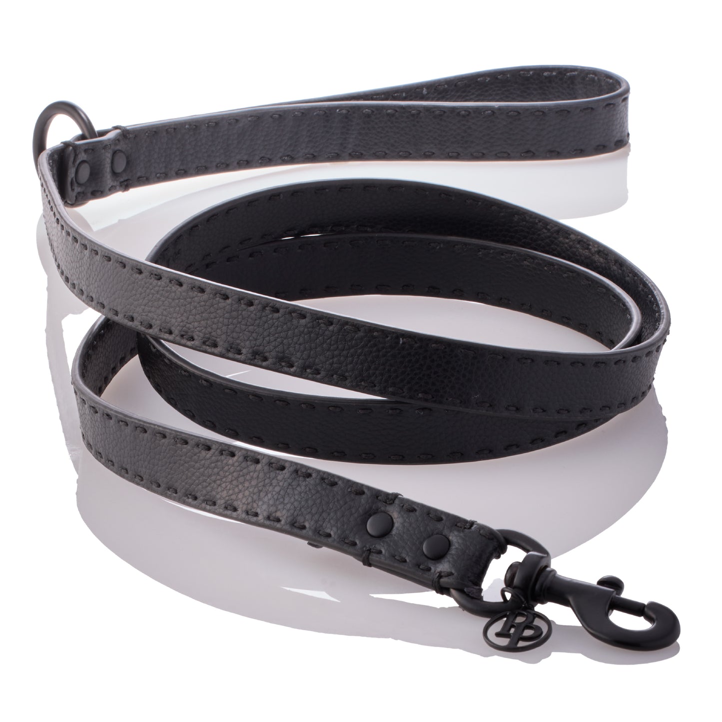 Leash layout in Black Beauty on a white background
