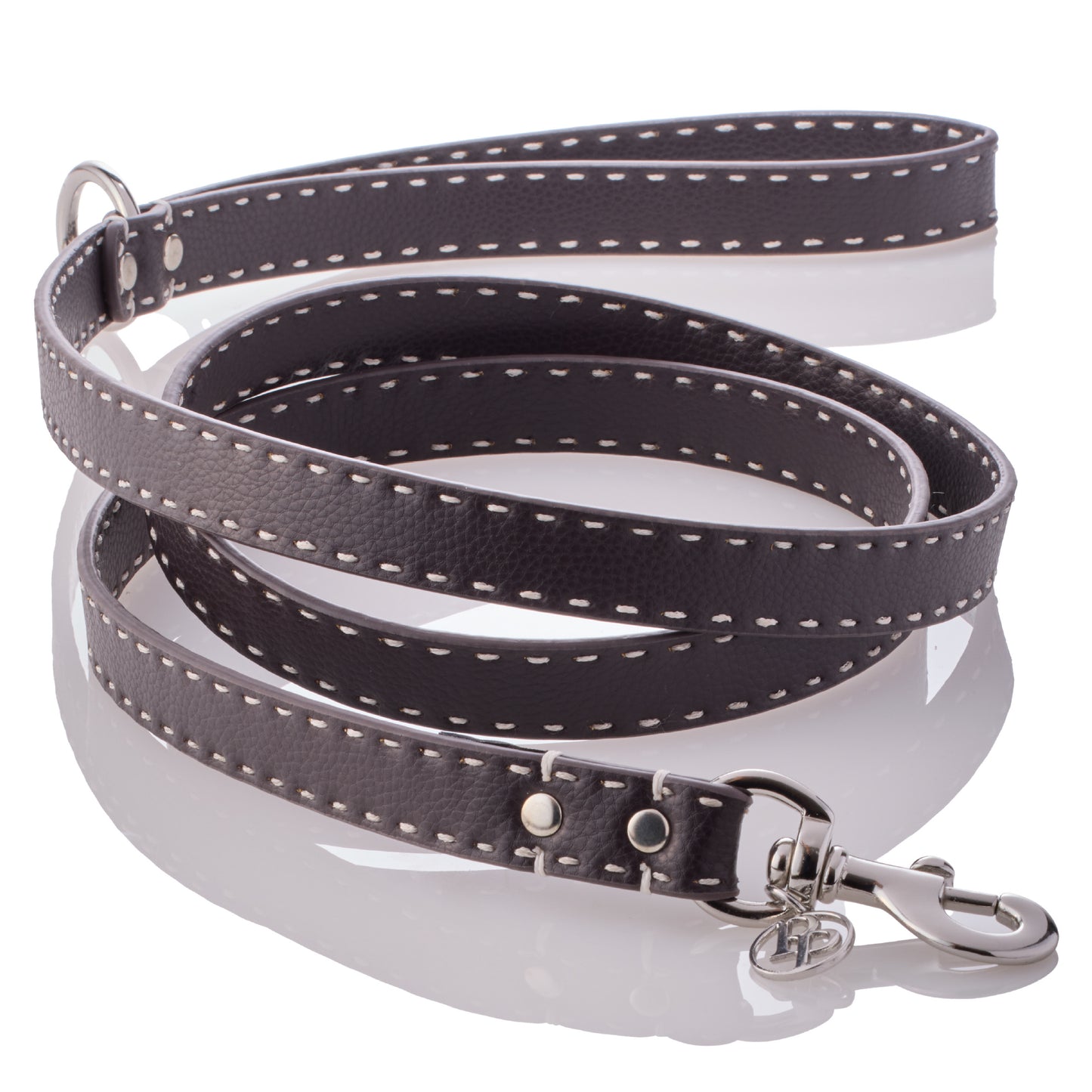 Leash layout in Chocolate Espresso on a white background
