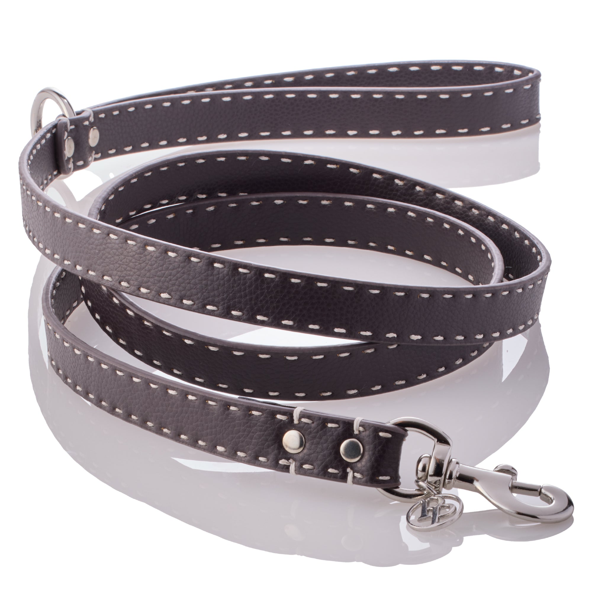 Leash layout in Chocolate Espresso on a white background
