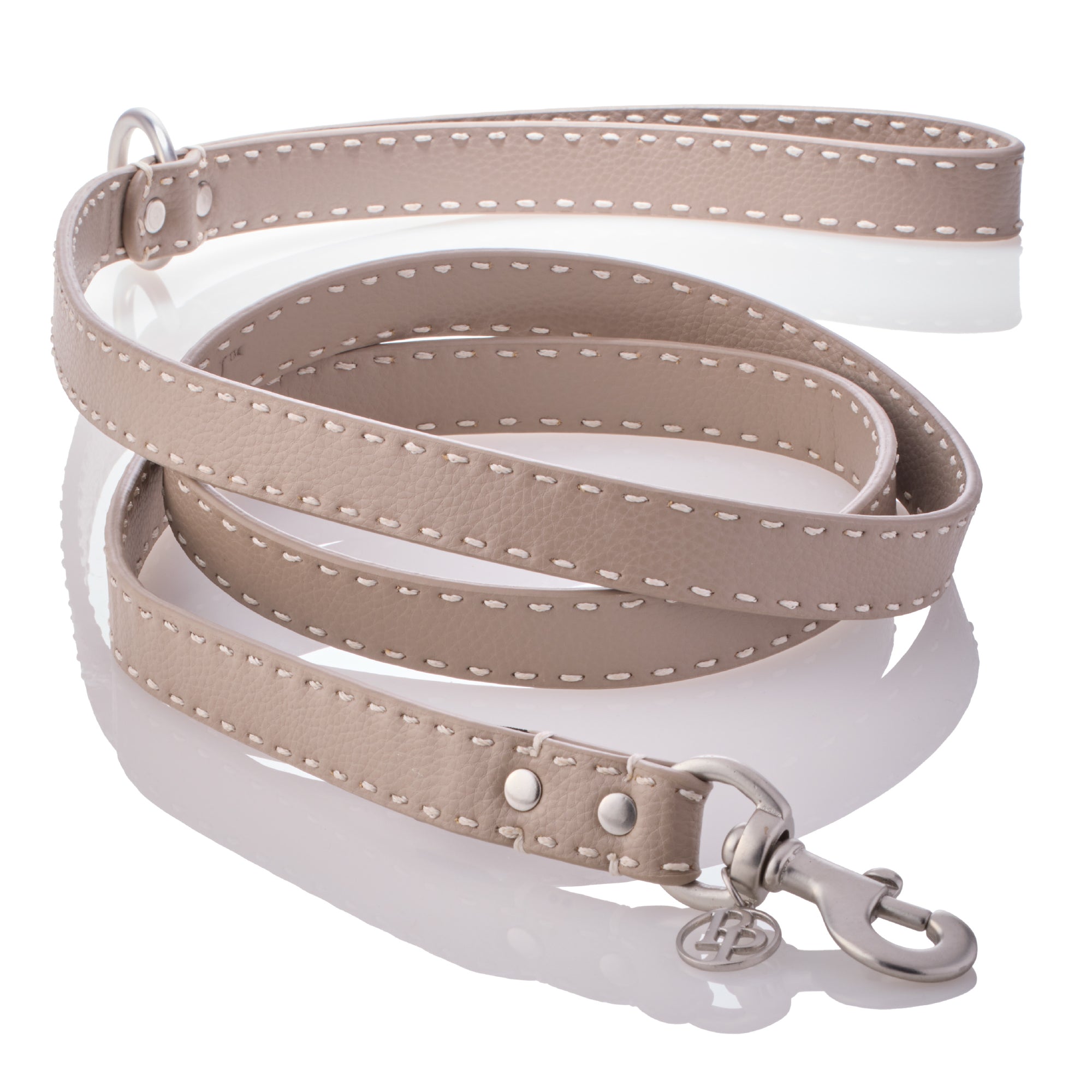 Leash layout in Dappled Cashmere on a white background