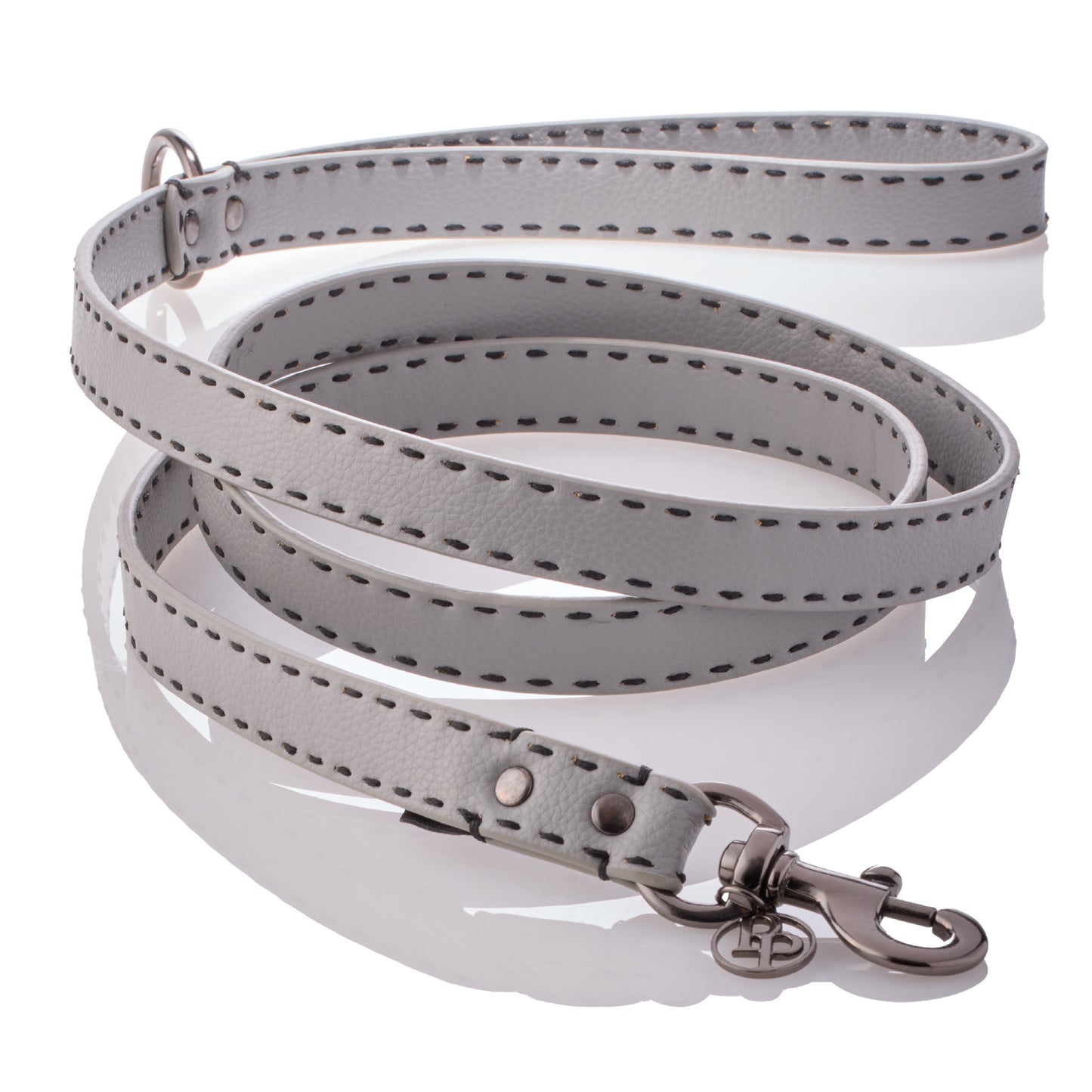 Leash layout in Gray on a white background
