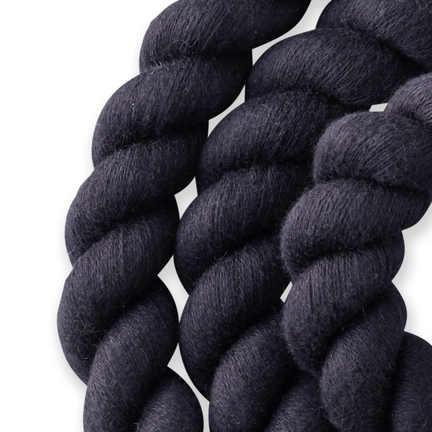 Close-up of the rope leash twist