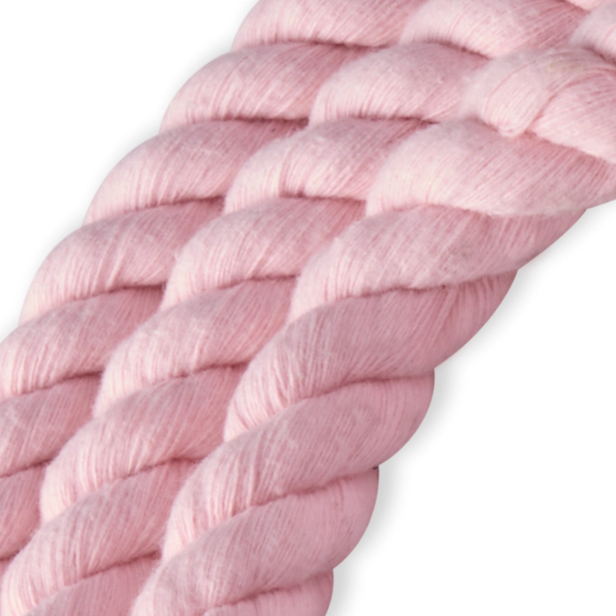 close up of rope leash twist design