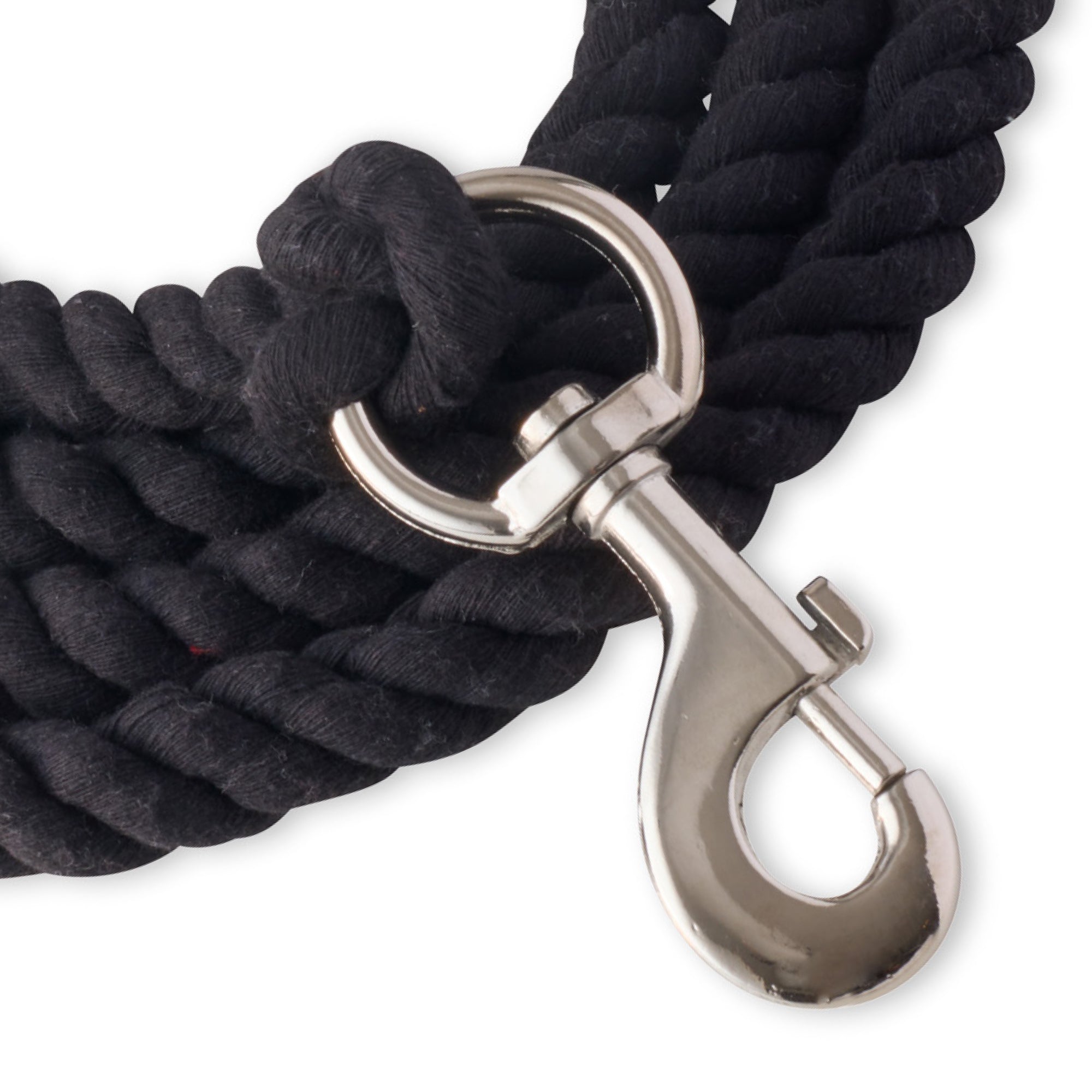 TUCKER - THE TWISTED ROPE LEASH, BLACK