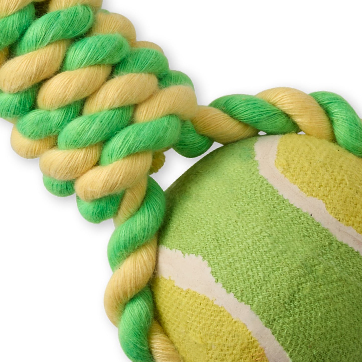 ACE - THE TENNIS BALL TUG TOY, YELLOW
