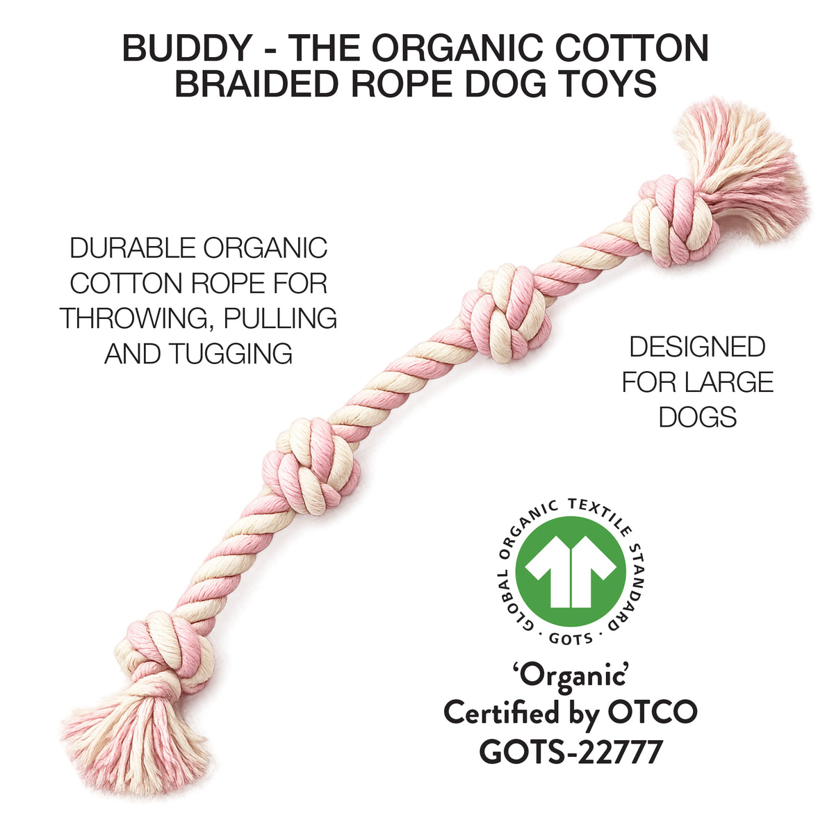 BUDDY - BRAIDED ROPE TOY