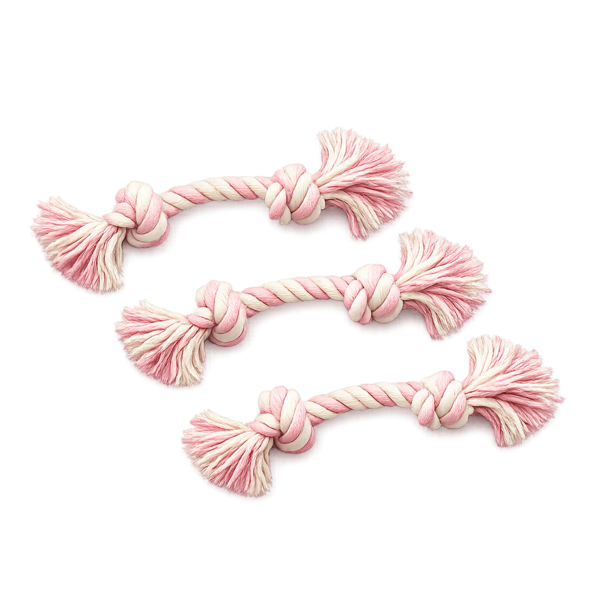 BUDDY - BRAIDED ROPE TOY, 3 PACK