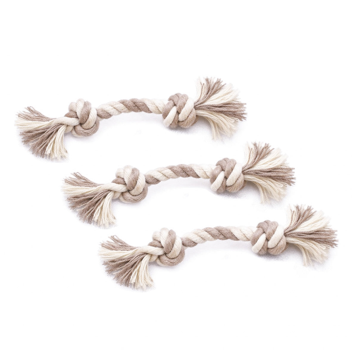 BUDDY - BRAIDED ROPE TOY, 3 PACK