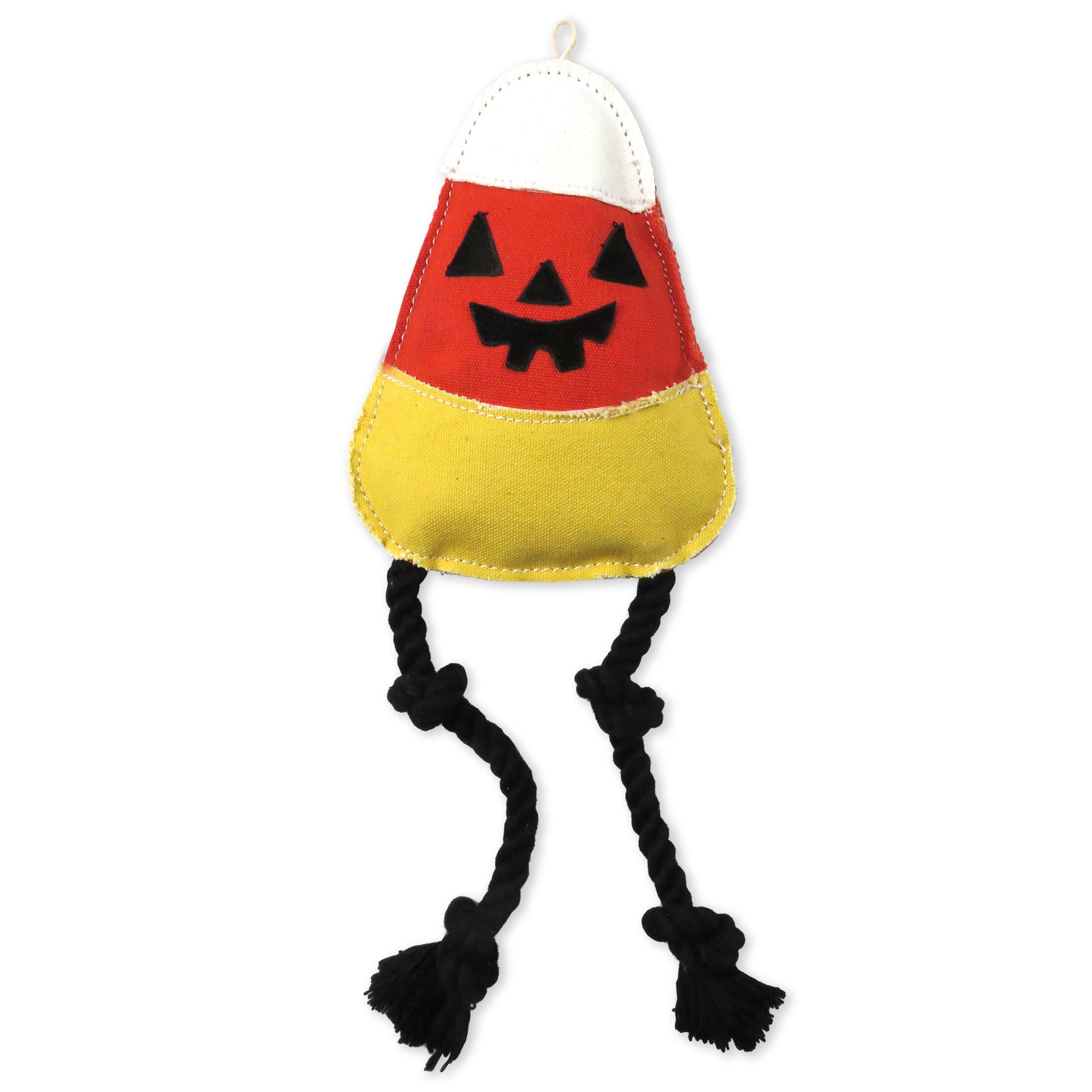 Candy corn toy toy on a white background