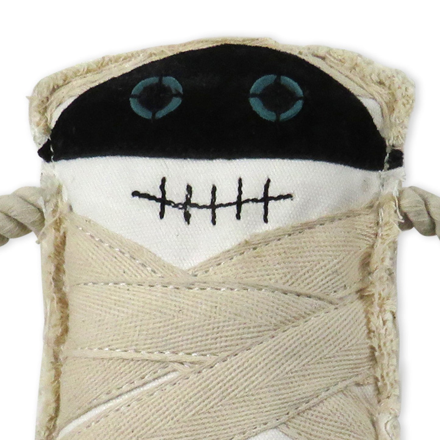 Close up of mummy dog toy