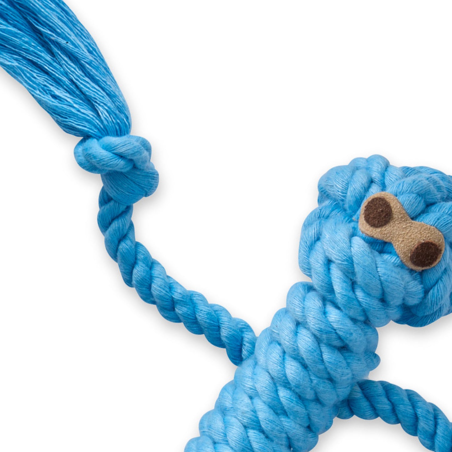 IZZY - THE LIZARD TUG TOY, BLUE