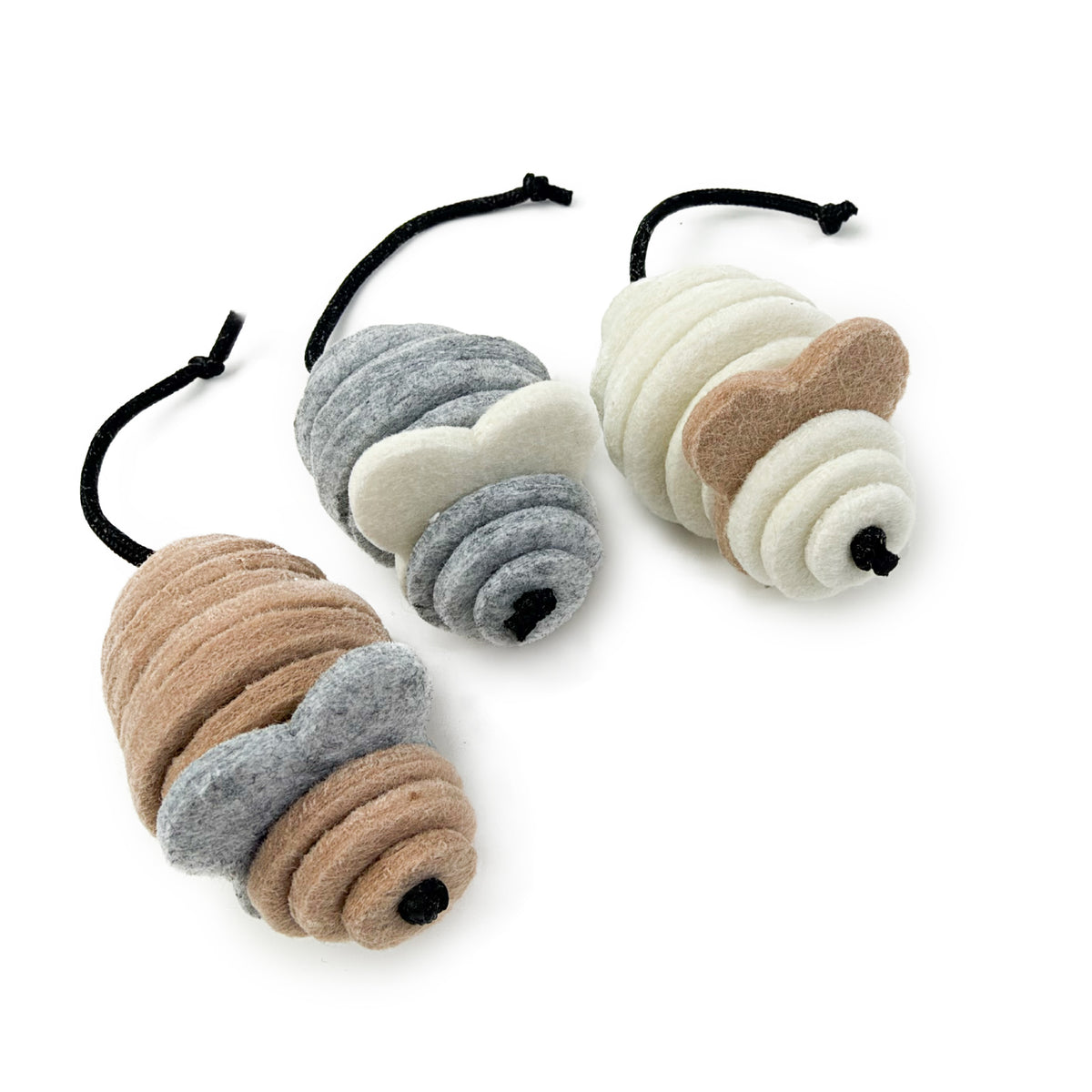 Mouse Party - The Recycled Felt Cat Toy - ALL COLORS