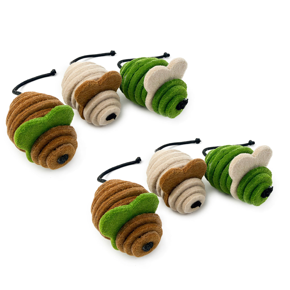 Mouse Party - The Recycled Felt Cat Toy - ALL COLORS