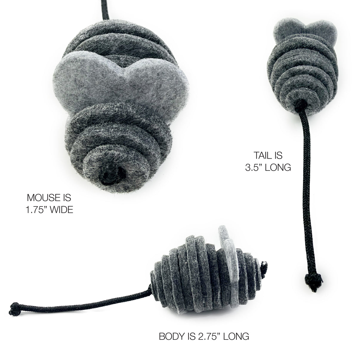MOUSE PARTY - FELT CAT TOY