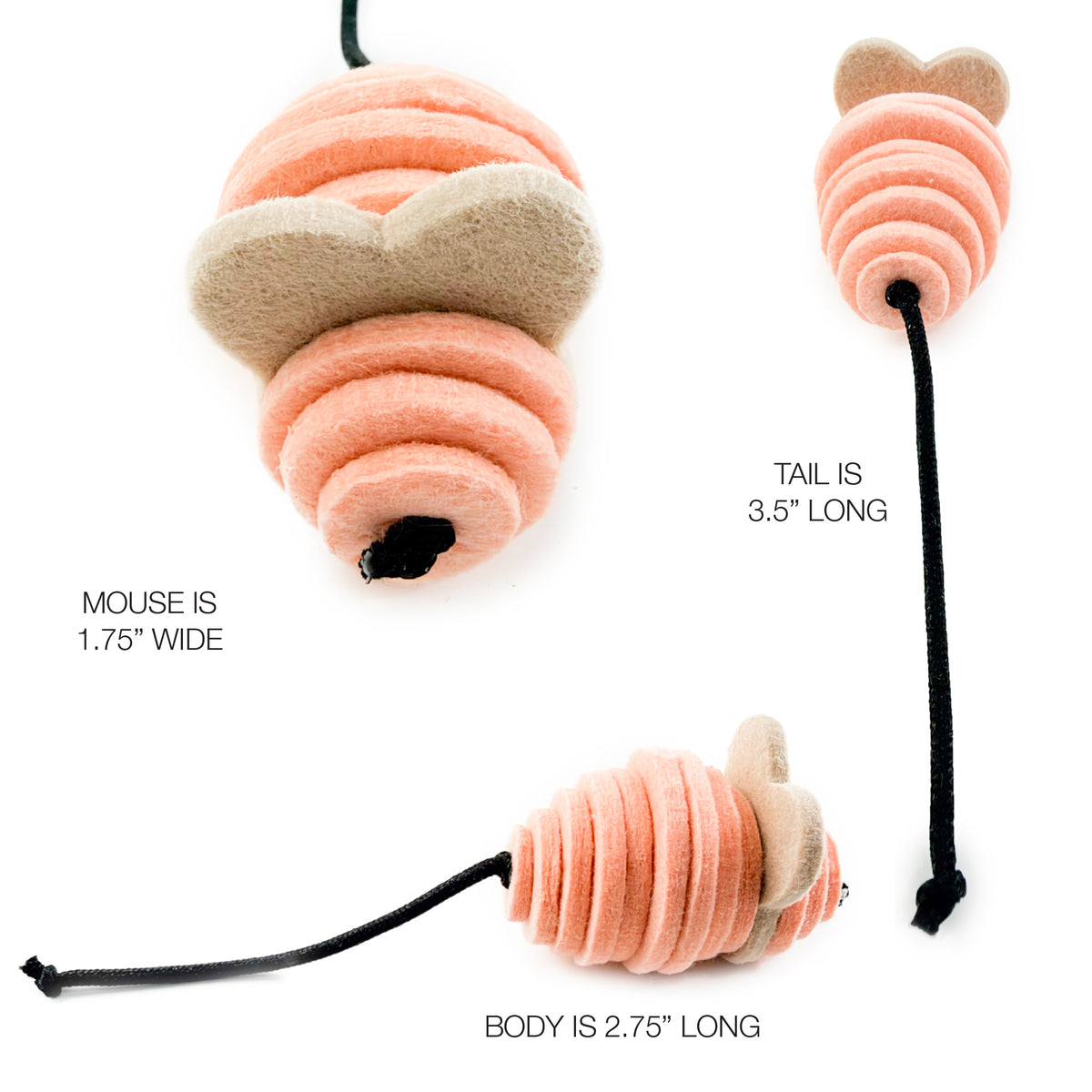 MOUSE PARTY - FELT CAT TOY