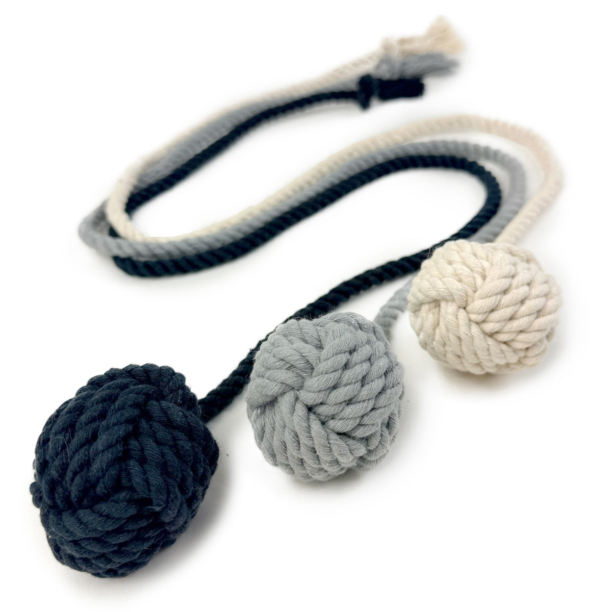 RINGO - THE BRAIDED ROPE CAT TOYS, 3 PACK