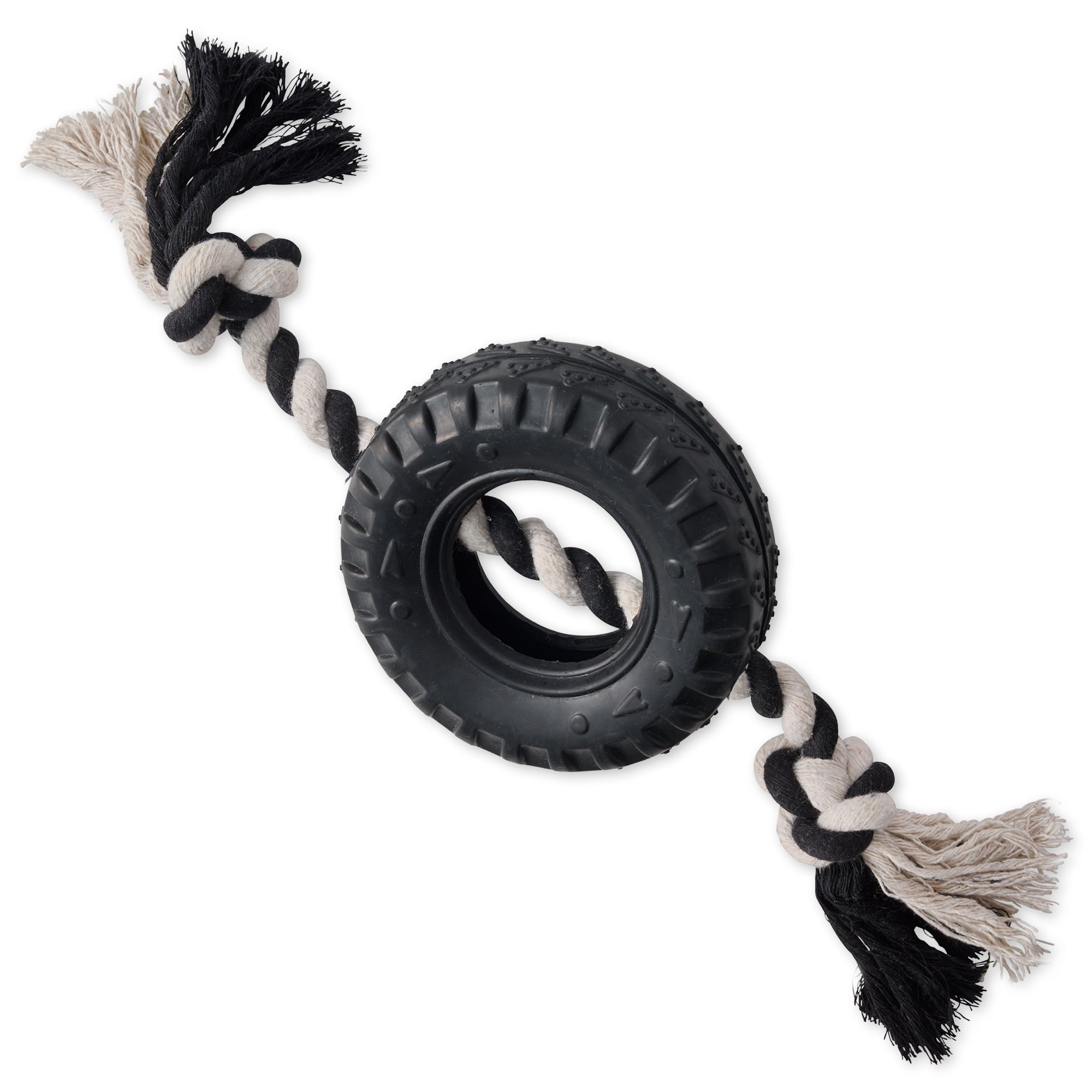 TRACKER - THE TIRE TUG TOY, BLACK