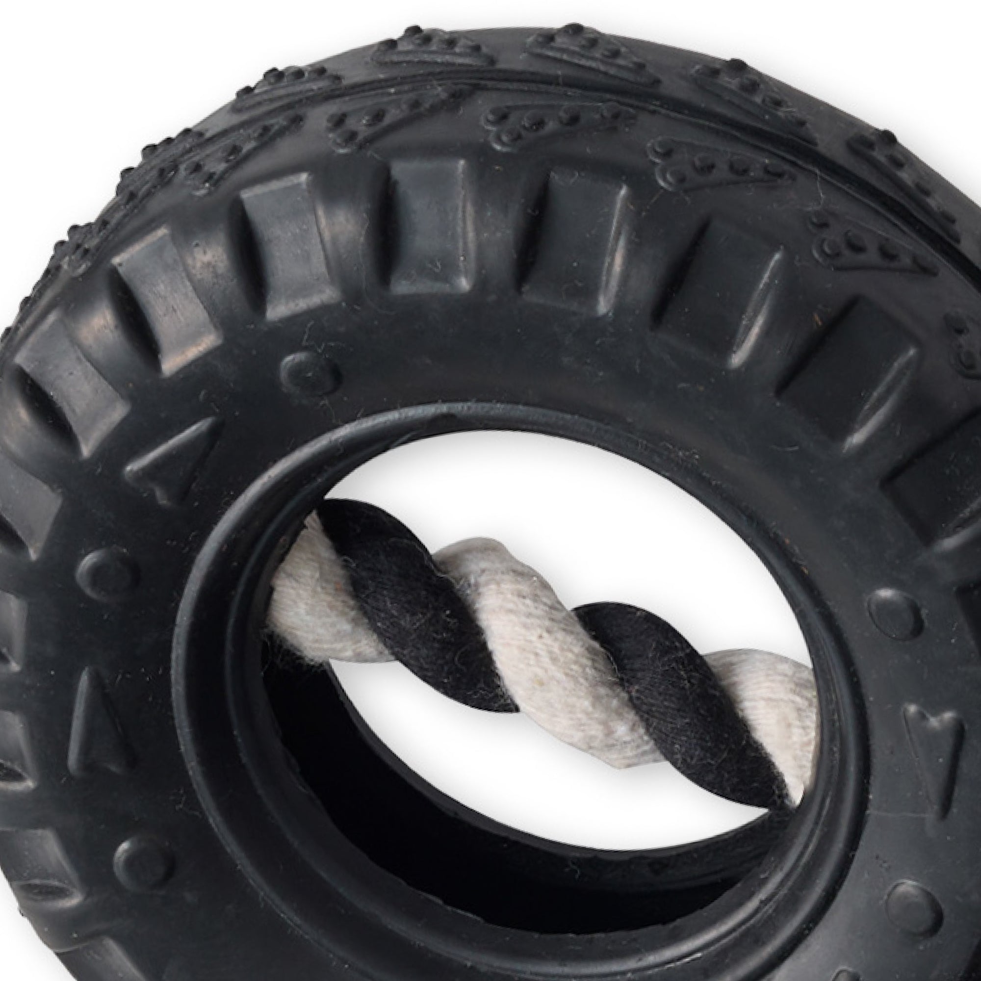 TRACKER - THE TIRE TUG TOY, BLACK
