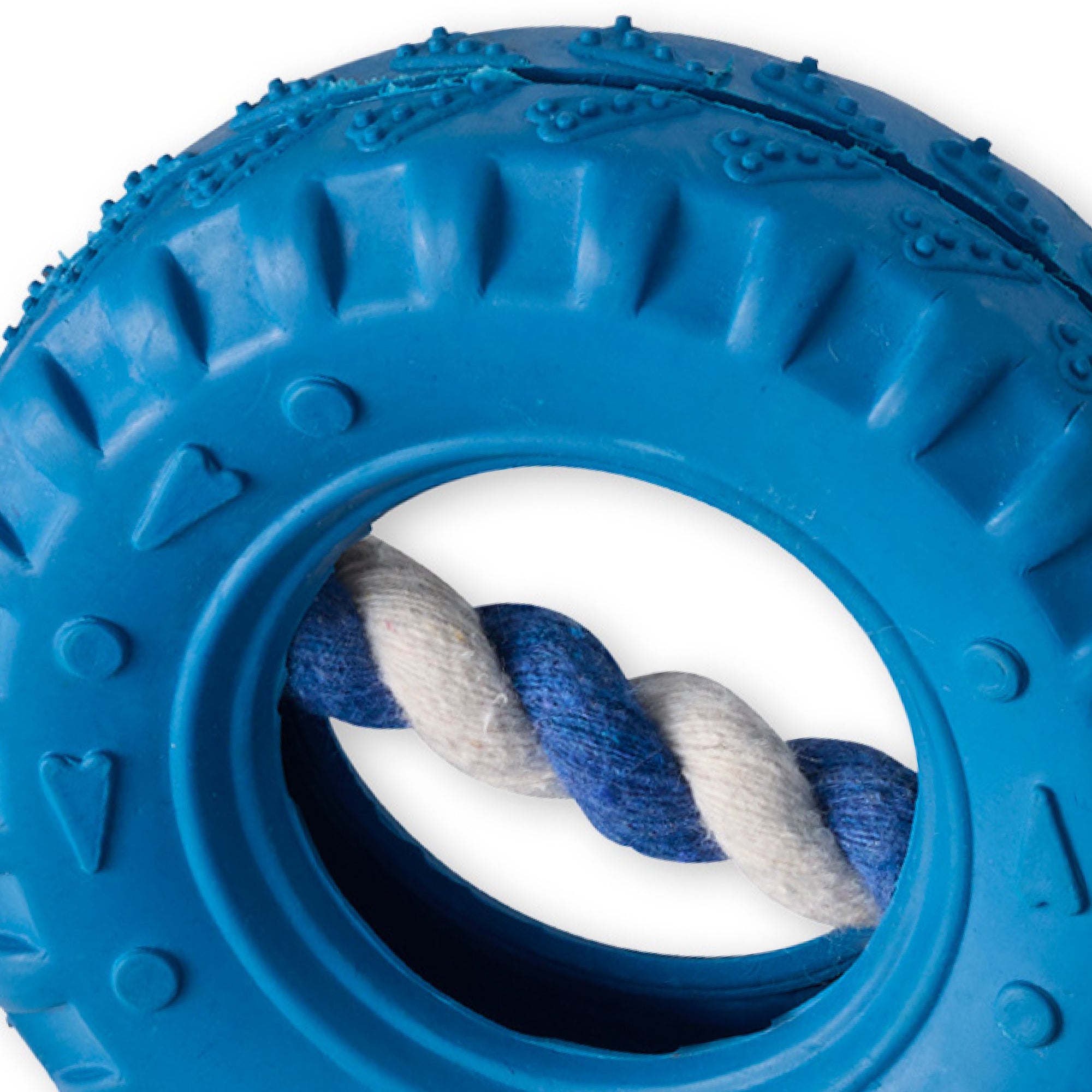 TRACKER - THE TIRE TUG TOY, BLUE