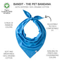 BANDIT - THE PET BANDANA 8 PACK