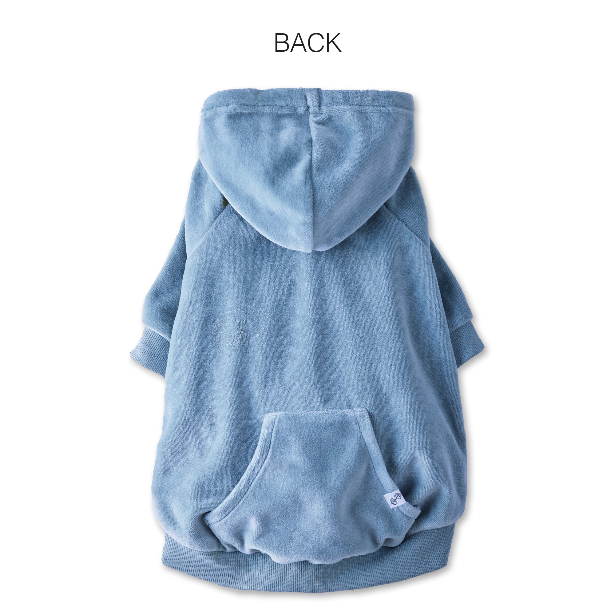 COOPER - THE COZY VELOUR HOODIE, blue