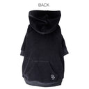 COOPER II - THE COZY VELOUR HOODIE, BLACK