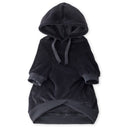 COOPER II - THE COZY VELOUR HOODIE, BLACK