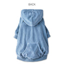COOPER II - THE COZY VELOUR HOODIE, FADED DENIM