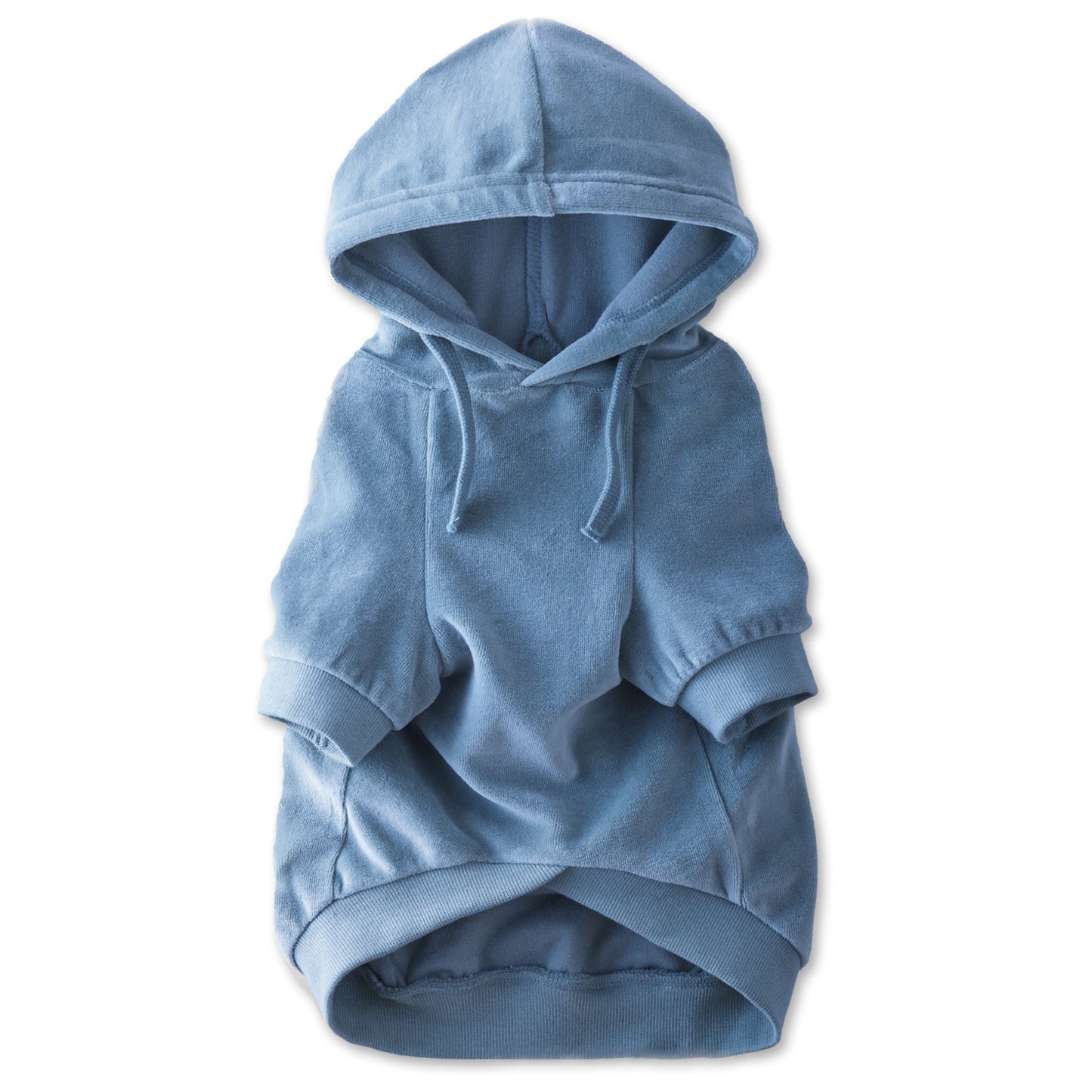 COOPER II - THE COZY VELOUR HOODIE, FADED DENIM