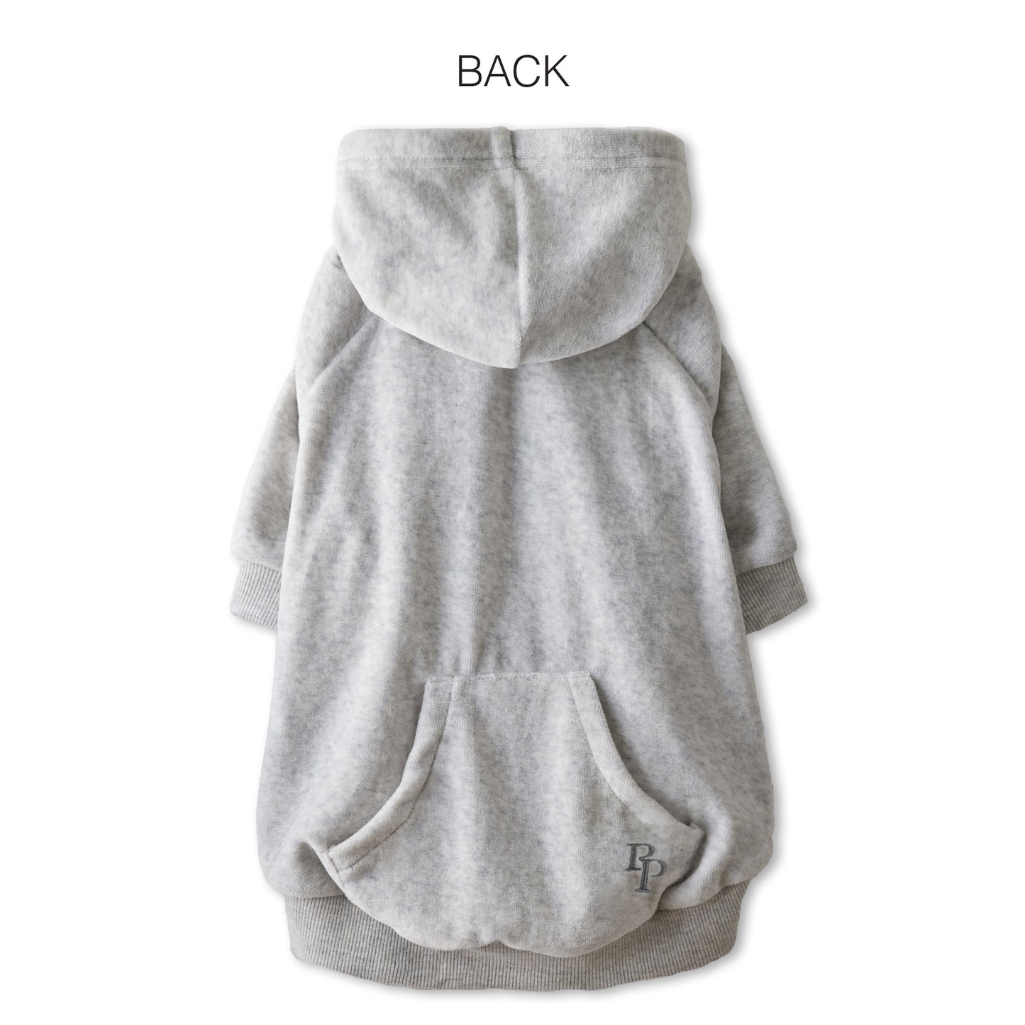 COOPER II - THE COZY VELOUR HOODIE, LIGHT HEATHER GRAY