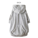 COOPER II - THE COZY VELOUR HOODIE, LIGHT HEATHER GRAY