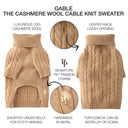 GABLE - THE CABLE KNIT SWEATER CASHMERE WOOL