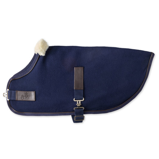PRESTON- THE POLAR FLEECE COAT , NAVY