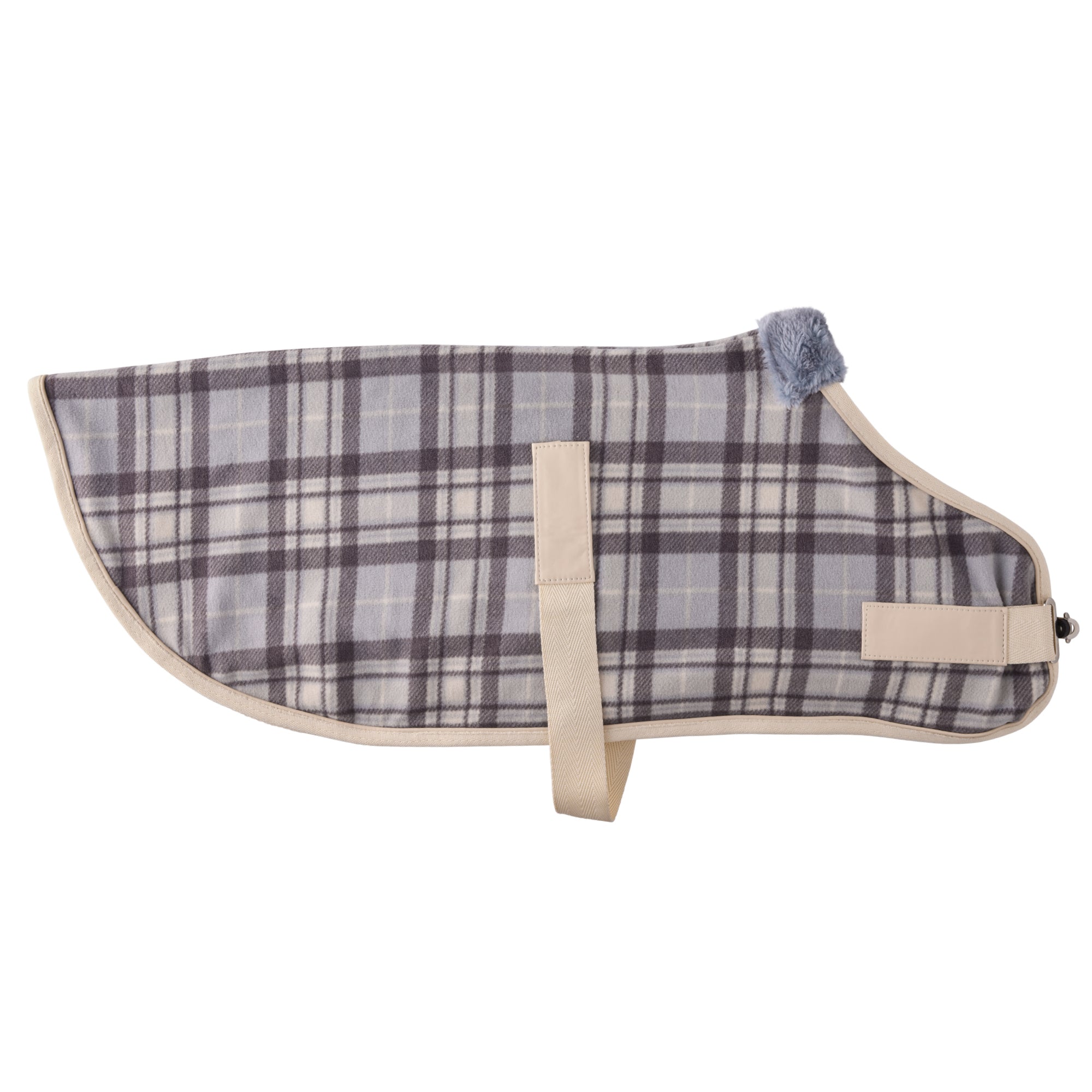 Preston dog fleece on a white background