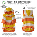 ROCKY - THE COMFY HOODIE , CANDY CORN