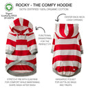ROCKY - THE COMFY HOODIE , STRIPED