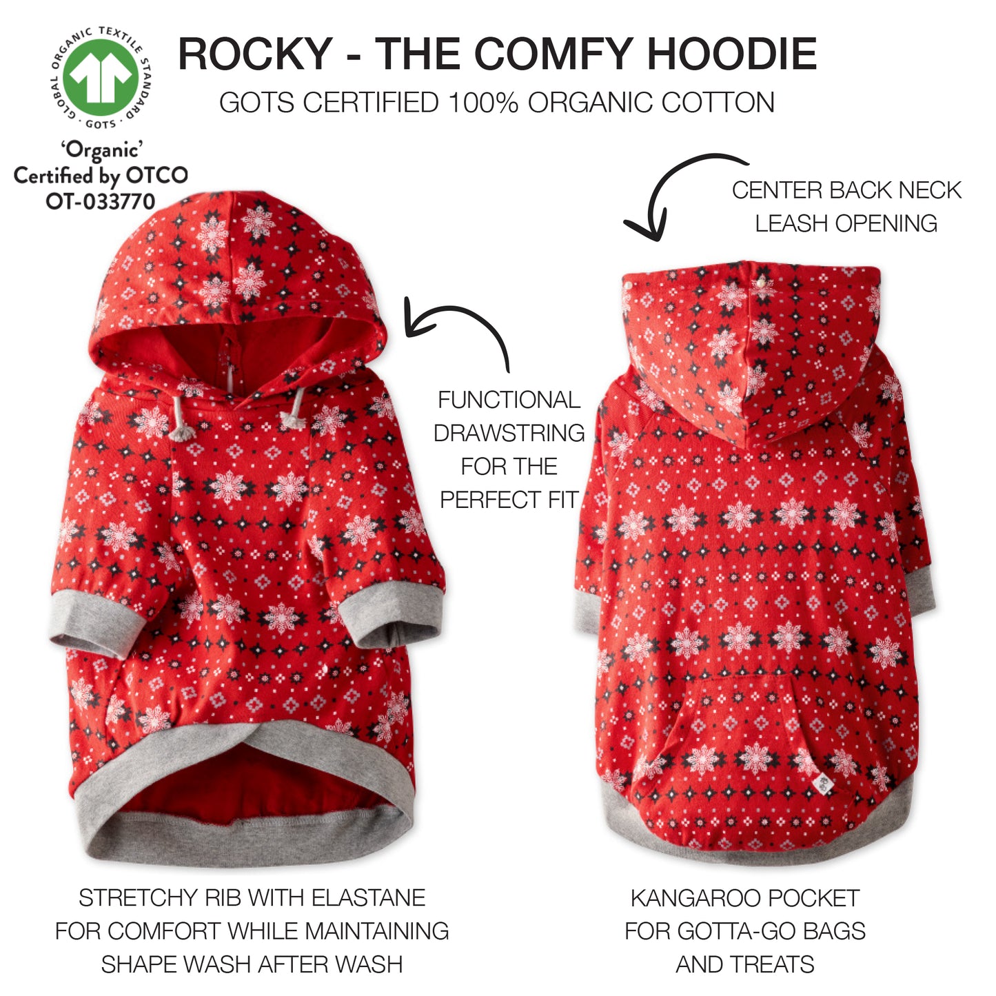 ROCKY - THE COMFY HOODIE , HOLIDAY