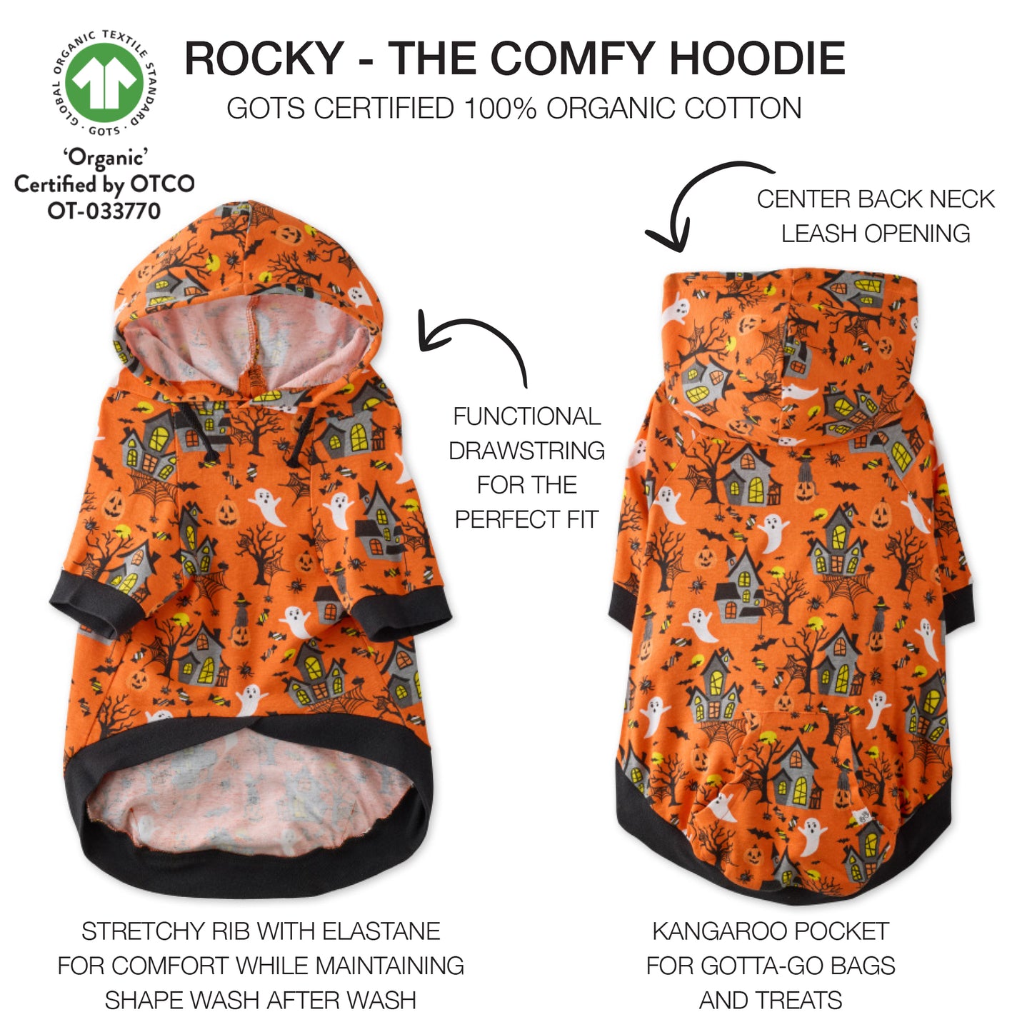ROCKY - THE COMFY HOODIE , HALLOWEEN